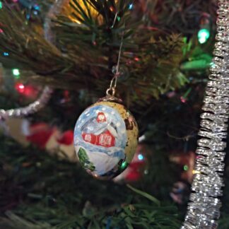 Set of 4 Custom Quail Egg ornaments