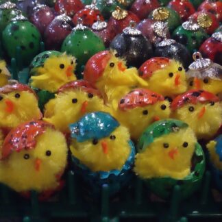 Set of 4 "Just Hatched" Collection Quail Egg Ornaments