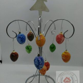 Set of 4 "Modern" Collection Quail Egg Ornaments