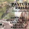 Heritage Pork (Pasture and Non GMO raised) Soy and Corn Free